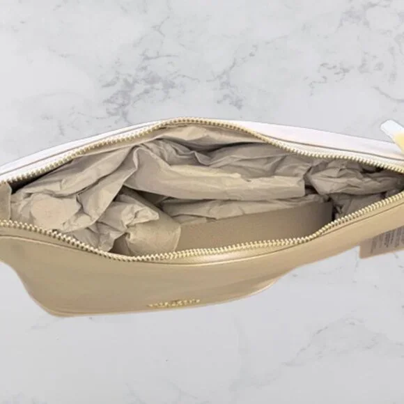 NWT Kate Spade New York Chelsea Large Duffle Crossbody Platinum Grey - Picture 10 of 13